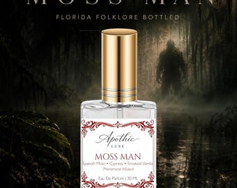 Moss Man Cologne | Florida Cryptid Fragrance | Gothic Perfume | Spanish Moss & Cypress | Dark Academia Scent