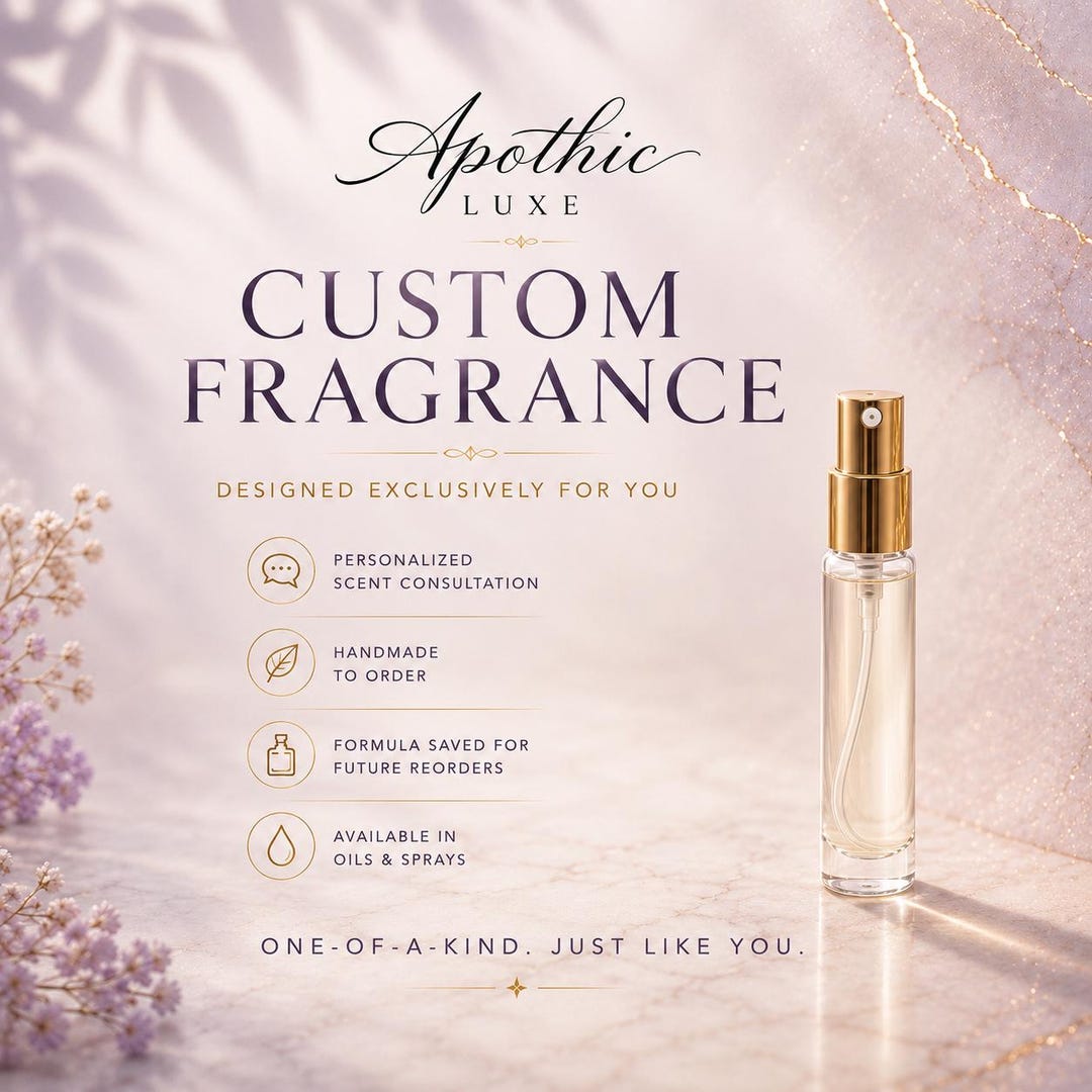 Personalize Sample Custom Perfume Sample | Personalized Fragrance Oil or EDP (5 ML ...