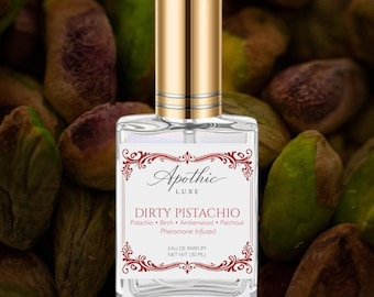 Dirty Pistachio Perfume – Earthy Pistachio Patchouli Amber Wood Scent |  Gritty Green Nut | Witchy Cottagecore