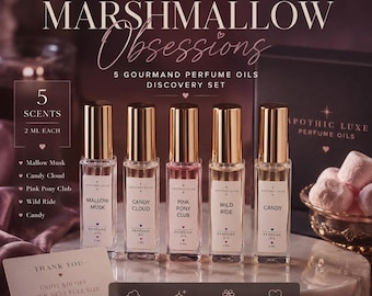 Marshmallow Obsession Discovery Set | Gourmand Perfume Sample Set | Niche Fragrance Collection