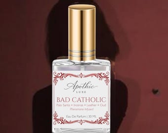 BAD CATHOLIC Perfume Oil I Dark Romance Witchy Scent | Incense Palo Santo | Gothic Perfume