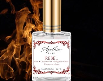 REBEL Perfume | Rum Vanilla Fragrance | Smoky Cedarwood Cologne | 4th Wing Perfume