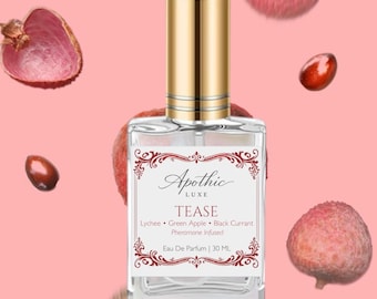 TEASE - Lychee Perfume |  Fruity Floral Scent | Sweet Seductive Fragrance | Sexy Perfume Gift