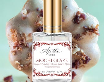 MOCHI GLAZE – Cocoa, Pistachio, Brown Sugar & Sweet Mochi | Gourmand Pheromone Perfume | Niche Dessert Fragrance