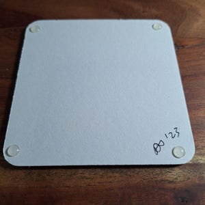 Posavasos con tarjeta deportiva de ganchillo de Garrett