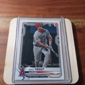 Mike Trout Card Coaster