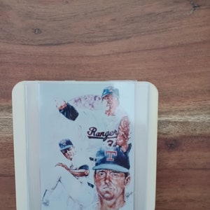 Nolan Ryan sports card &quot;Legends&quot; Coaster