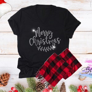 Merry Christmas Bling Shirt