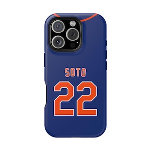 Juan Soto Queens New York Baseball MagSafe Case iPhone 13, 14, 15, 16