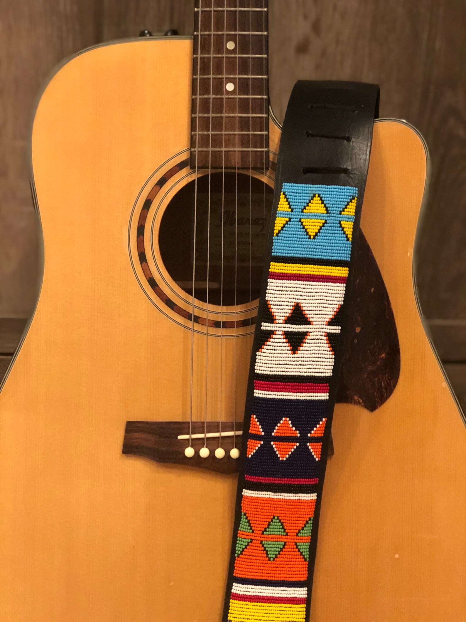 Oneofakind Guitar Strap Handmade in Kenya Etsy