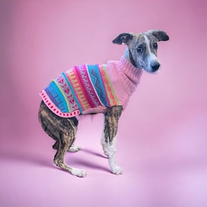 NAZCA Dog Sweater (BABY PINK) (Sizes XX0-8)