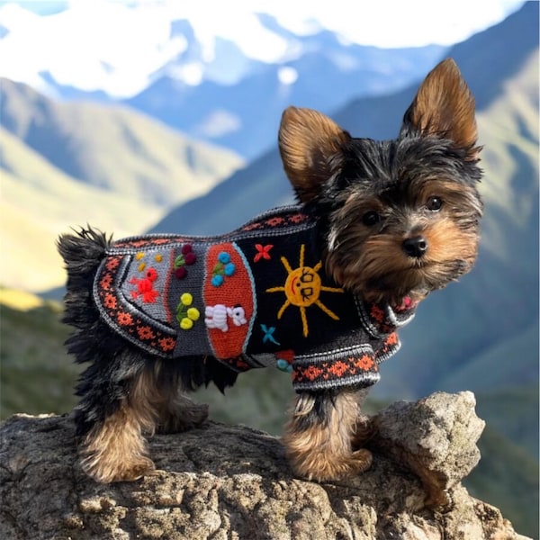 Handmade Teacup Puppy Sweater: XX0/X0 Micro Dog Clothes