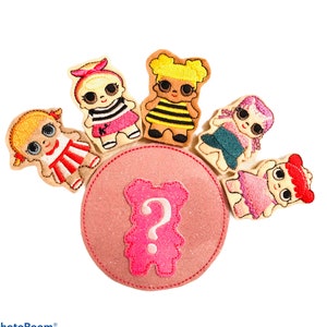 Laughing Doll Felt Finger Puppets, Embroidered Finger Puppets, Felt Finger Puppets, Embroidered Felt Toys, Quiet Play Toys