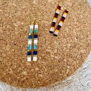 Tila Beaded Earrings. Handmade Earrings, Elegant Earrings.
