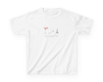 Baby Tee- Big is moving to Paris, SATC, Carrie Bradshaw t shirt