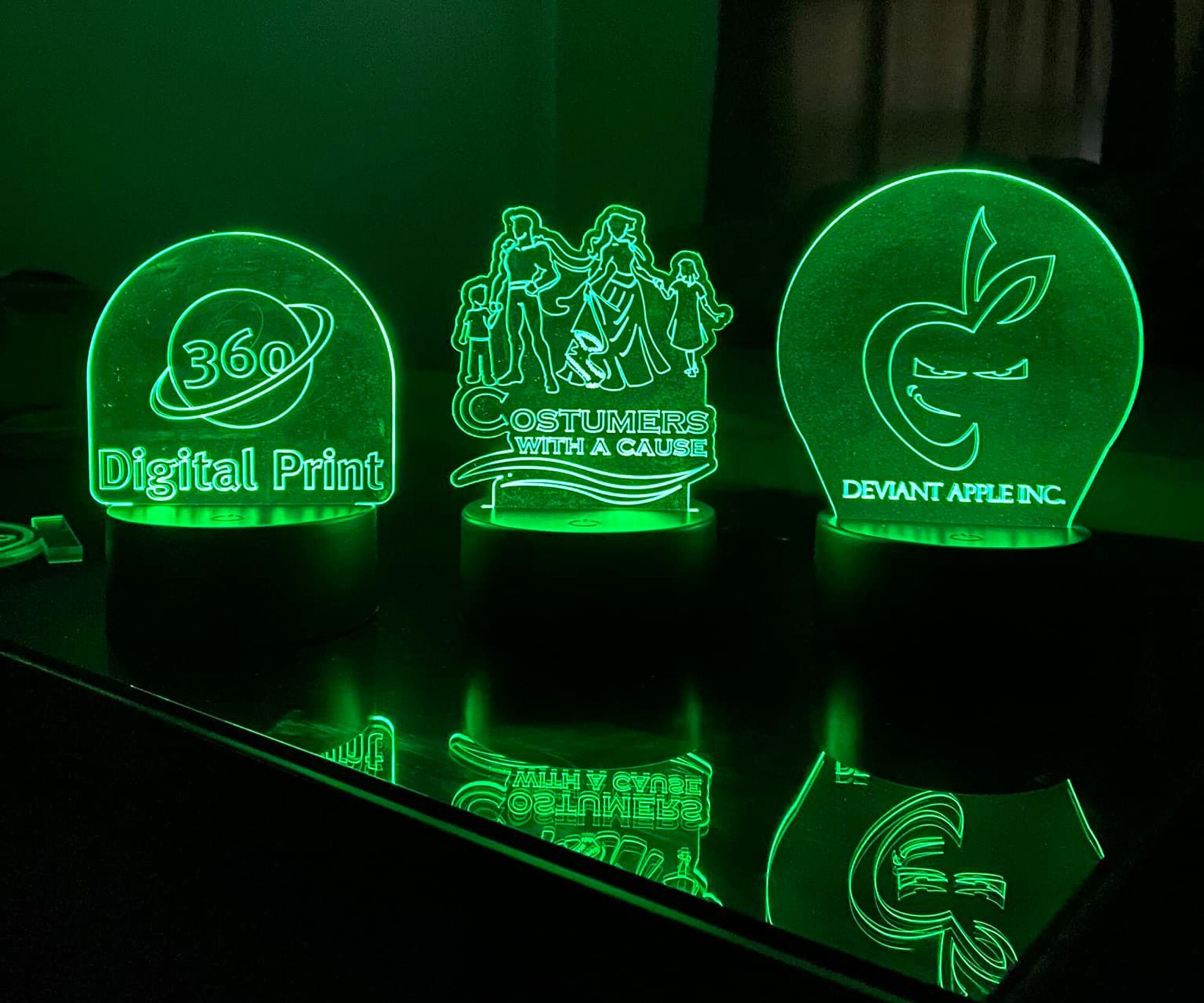 Custom Acrylic Sign with LED Base Etsy