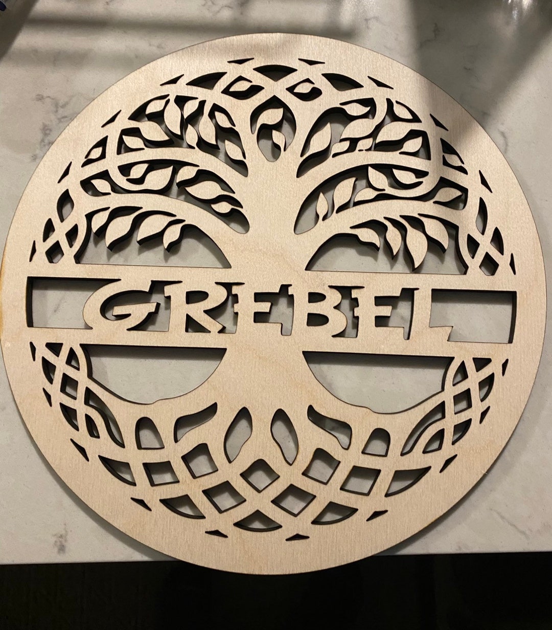 Personalized Wooden Tree of Life 11” Diameter - Etsy