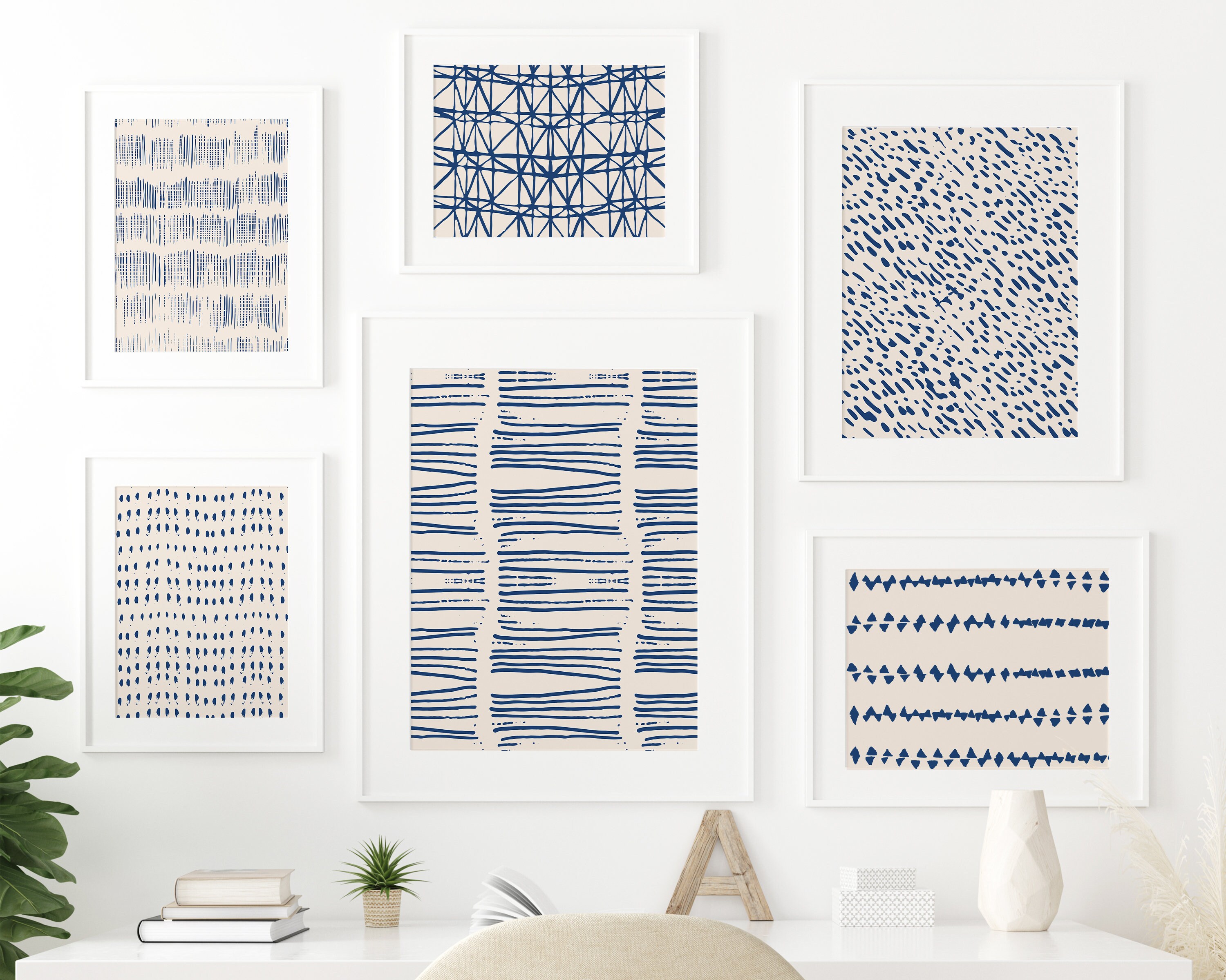Minimalist gallery wall Gallery wall set Gallery wall art Etsy