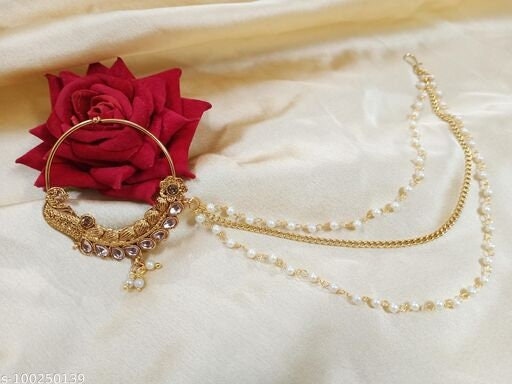 Nose ring for bride online shopping sale