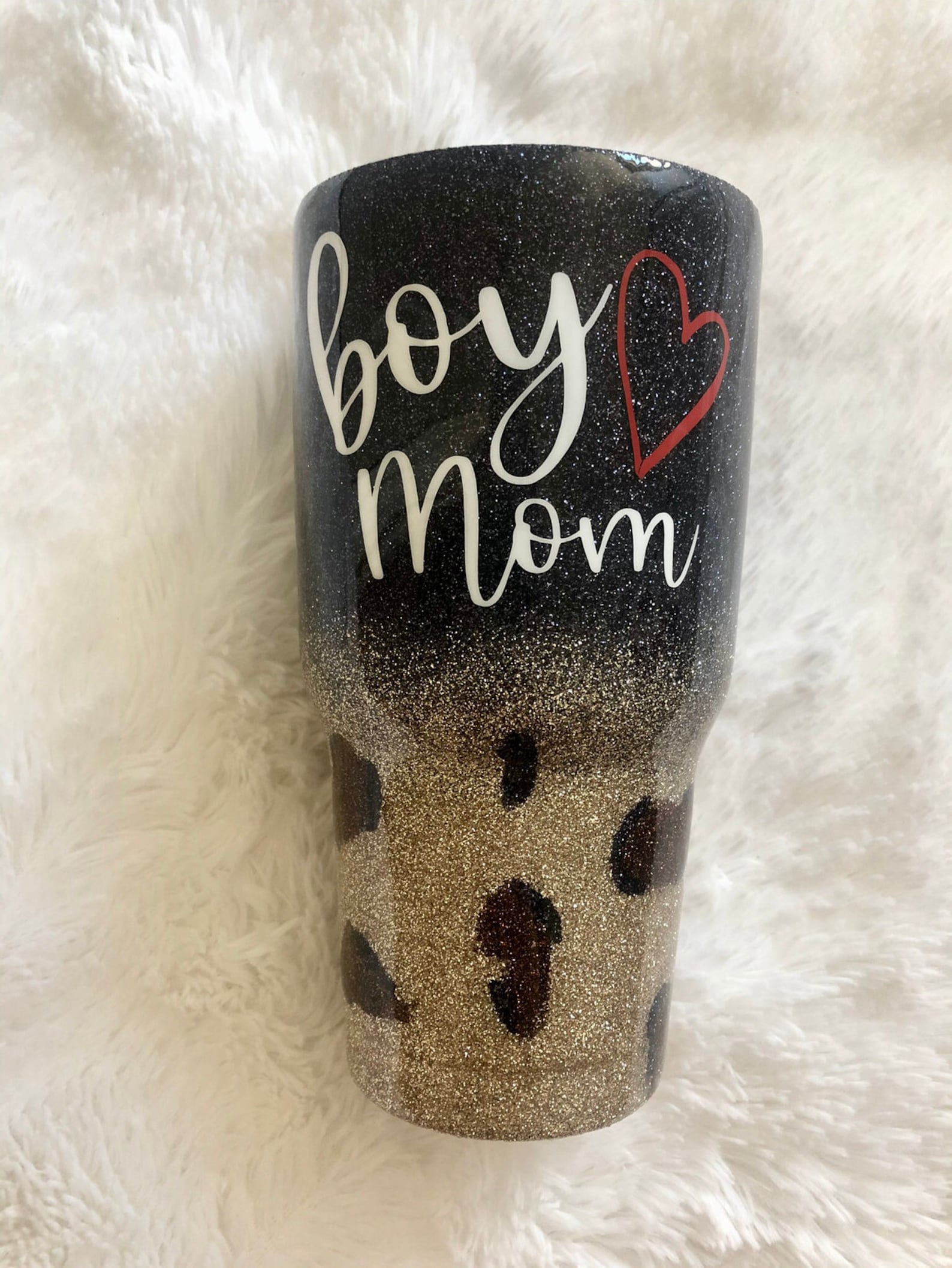 Boy Mom cheetah tumbler Etsy