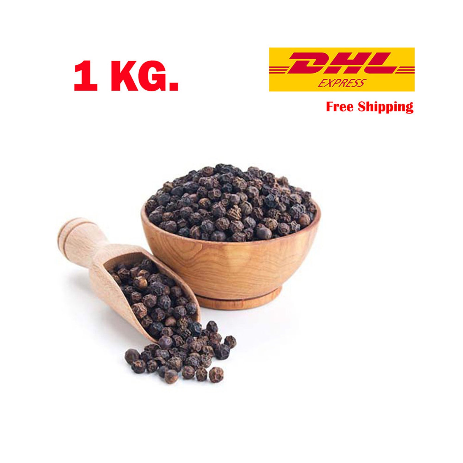 Black Pepper Grain Dried Whole Thailand Herbal Food Spice Etsy