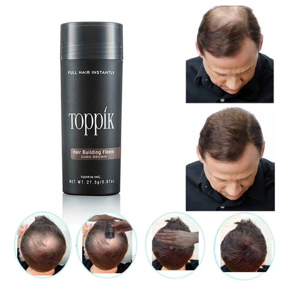 Toppik Hair Building Fibres Hair Fiber Choose Colour 0.97 oz. Etsy
