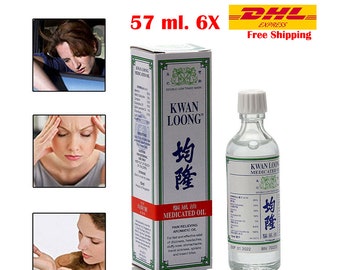 Buy Kwan Loong Medicated Oil Fast Pain Relief Aromatic Oil 57ml 6X Online  in India 
