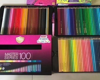 Master Art 100 Colored Pencils Box Set, Art Painting, Drawing, Coloring  Book