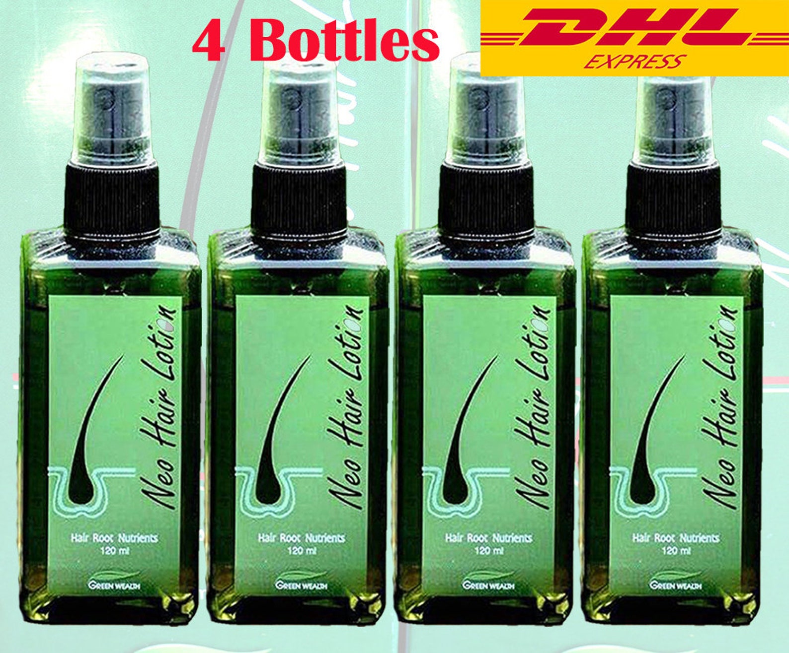 4X NEO Hair Lotion Root Treatment Nutrients Longer 120 Etsy