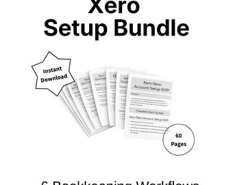 Complete Xero SOP Bundle | Full Bookkeeping System | Setup, COA, Bank Feeds, Categorization, Rules & Reconciliation