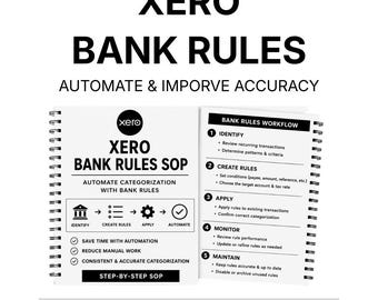 Xero Bank Rules SOP | Automation & Transaction Coding Workflow