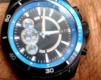 Aqua Master Men's Chronograph Diamond wrist watch - Etsy 日本