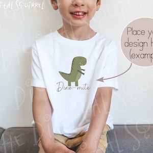 Kids Bella Canvas 3001T White T-Shirt Mockup | Toddler White TShirt Mockup | Child 3001T Model Mockup | JPEG File
