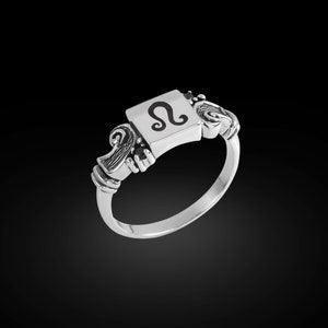 Horoscope Sign Leo Rings, Astrology ring, Zodiac ring, Leo ring, Leo star rings, Constellation ring, Leo Gift, Leo Zodiac, Leo Zodiac rings