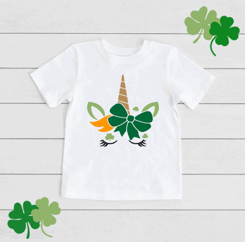 Toddler Unicorn St Patrick/'s Day T-Shirt
