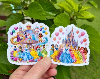 Disney Inspired Royal Princess Sticker, Disney Princess Decal