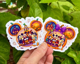 Sticker Spooky Mouse Pumpkin, Disney Inspires Halloween, Halloween Pumpkin, Fab 5