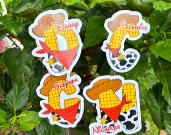 Personalized Toy Story Woody Doodle Sticker, Disney Name, Waterproof Vinyl Decal, Water Bottle Sticker