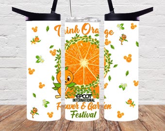 Orange Bird Tumbler: Epcot Flower & Garden Festival, Insulated Tumbler