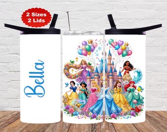 Personalized Royal Princess Tumbler, Disney Princess Inspired, Fairytale Princess