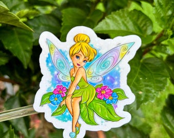 Tinkerbell Disney Fairy Sticker, Peter Pan, Vinyl Sticker