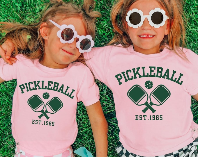 Pickle Ball Shirts, Mommy and Me Shirts, Popular Toddler Boys and Girls Tee, Trendy Baby Bodysuit