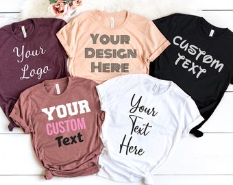 Custom Shirt, Custom Text Shirt, Custom T-shirt, Personalized T-Shirt, Personalized Shirt, Custom Unisex Shirts, Custom Logo T-Shirts