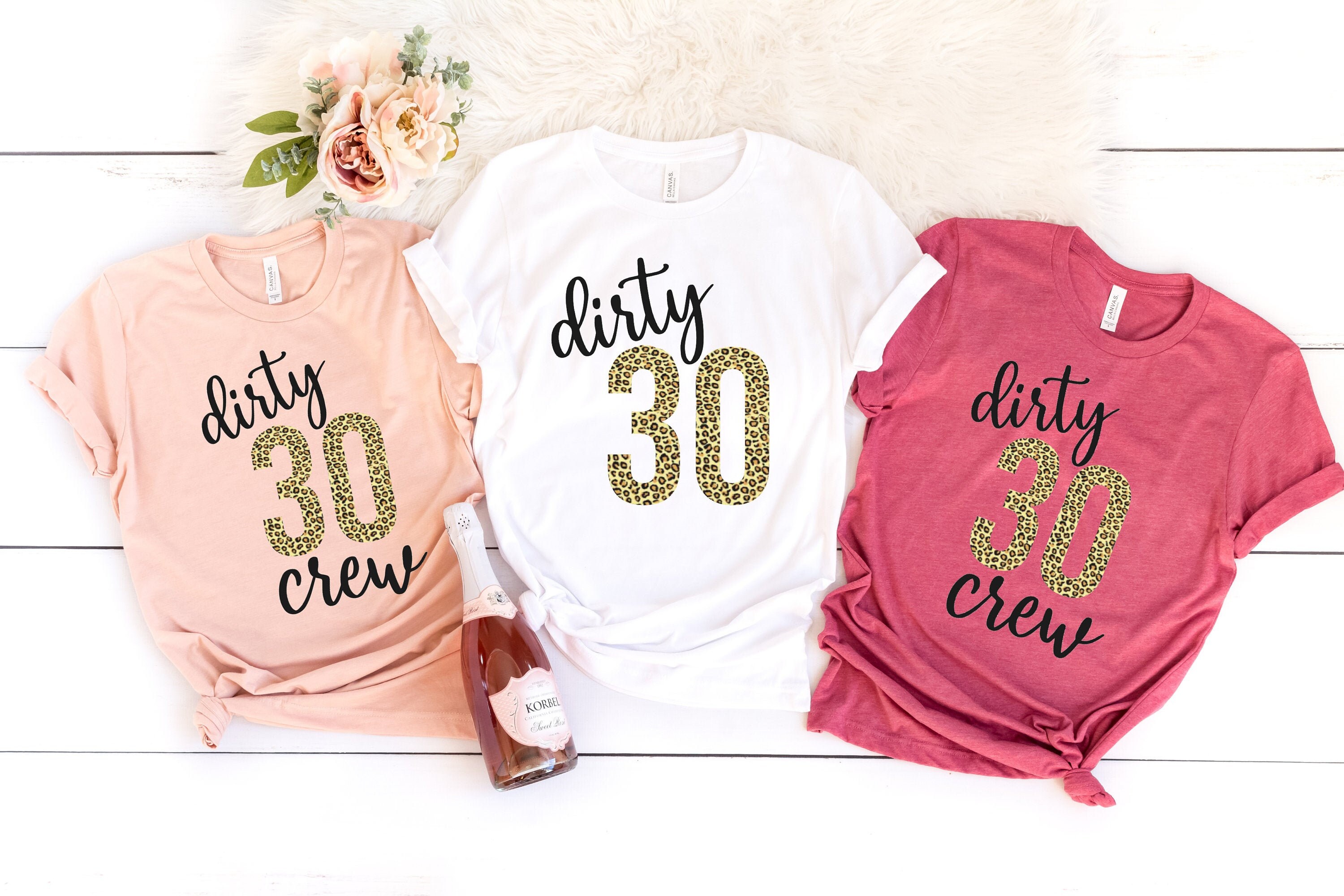 Dirty Thirty Shirts, 30th Birthday Shirt, Dirty 30 Party Crew, Birthd…