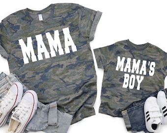 Mommy and Me Outfit, Mother and Son Shirts, Camo Matching Mommy and Son Shirts, Mom Daughter Shirt, Boy Shirts, Girl Shirts,