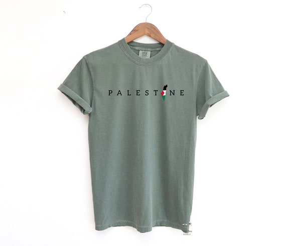 Free Palestine Shirt, Comfort Colors Shirt, Boho Retro Style Unisex Palestinian Tee, Palestine T-shirts For Men, For Women