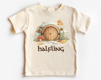 Halfling Baby T-shirt - Hobbit Door Toddler Tee - Cute Fantasy Hobbit Hole Bodysuit for Nerdy Newborns -
