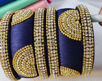 Bangles: Silk Thread Bangles | Size 2.8