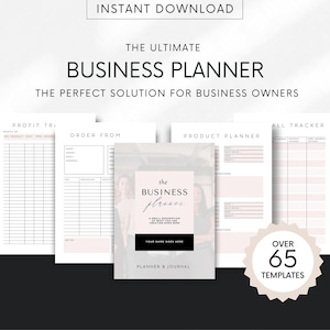 Business Planner | canva template | editable on canva