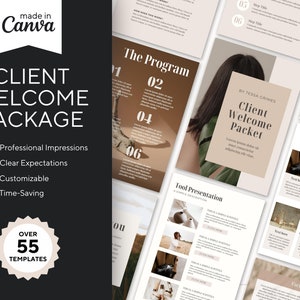 Welcome Client Bundle | Client Onboarding Bundle | Welcome Aboard Pack | Client Starter Kit | Client Intake Template